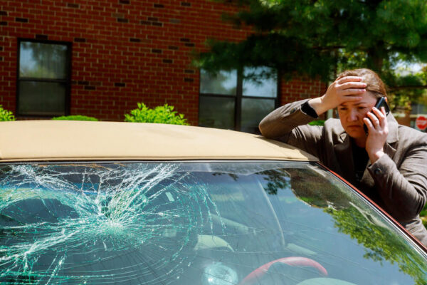 Service Pros Auto Glass technician repairing a windshield